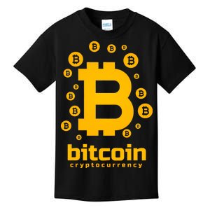 Bitcoin Cryptocurrency Logo Kids T-Shirt