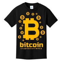 Bitcoin Cryptocurrency Logo Kids T-Shirt