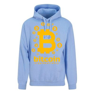 Bitcoin Cryptocurrency Logo Unisex Surf Hoodie