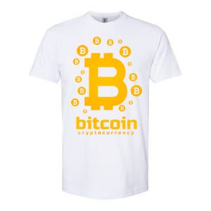 Bitcoin Cryptocurrency Logo Softstyle CVC T-Shirt