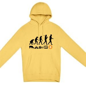 Bitcoin Evolution Premium Pullover Hoodie