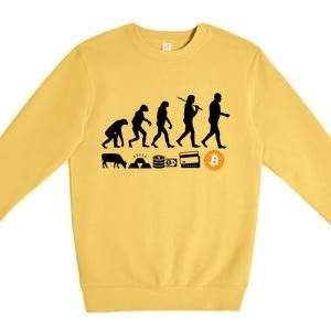 Bitcoin Evolution Premium Crewneck Sweatshirt