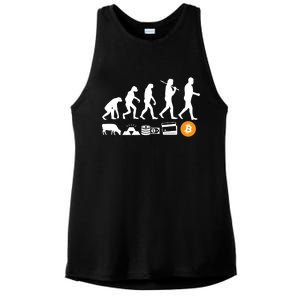 Bitcoin Evolution Ladies PosiCharge Tri-Blend Wicking Tank