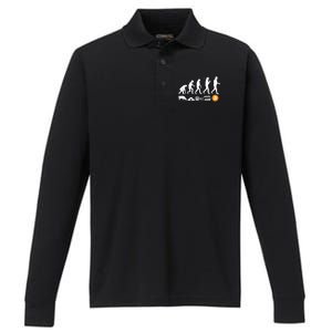 Bitcoin Evolution Performance Long Sleeve Polo