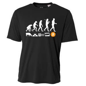 Bitcoin Evolution Cooling Performance Crew T-Shirt