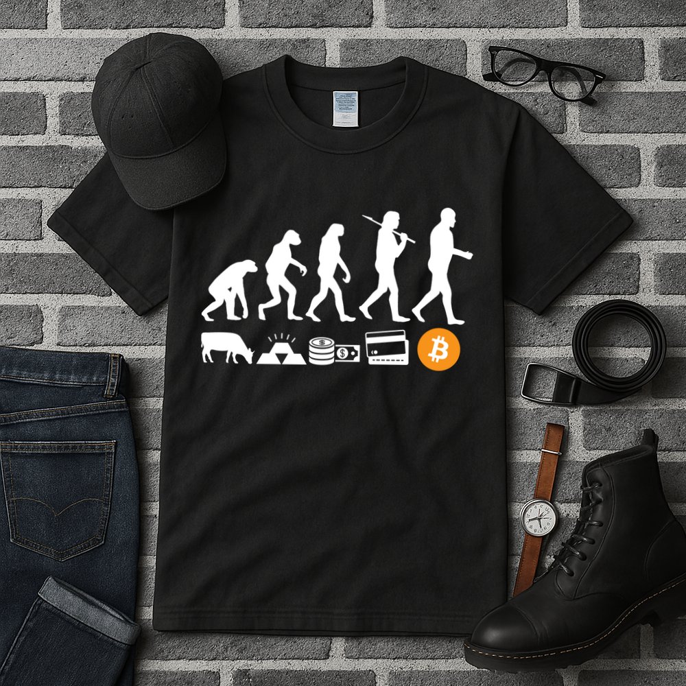 Bitcoin Evolution Tall T-Shirt