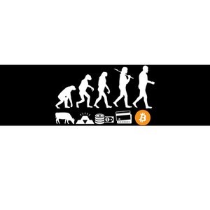 Bitcoin Evolution Bumper Sticker