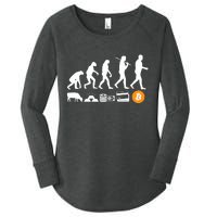 Bitcoin Evolution Women's Perfect Tri Tunic Long Sleeve Shirt