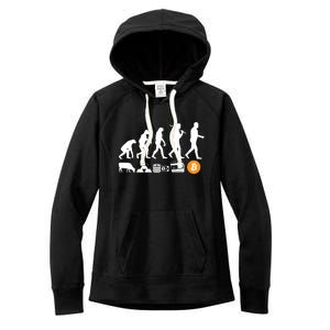 Bitcoin Evolution Women's Fleece Hoodie