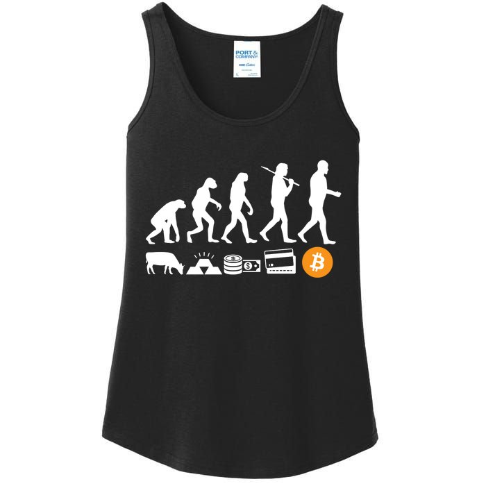 Bitcoin Evolution Ladies Essential Tank