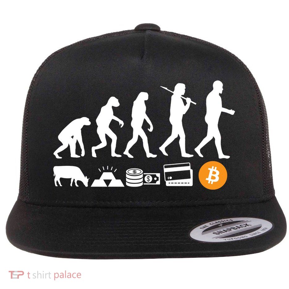 Bitcoin Evolution Flatbill Hat