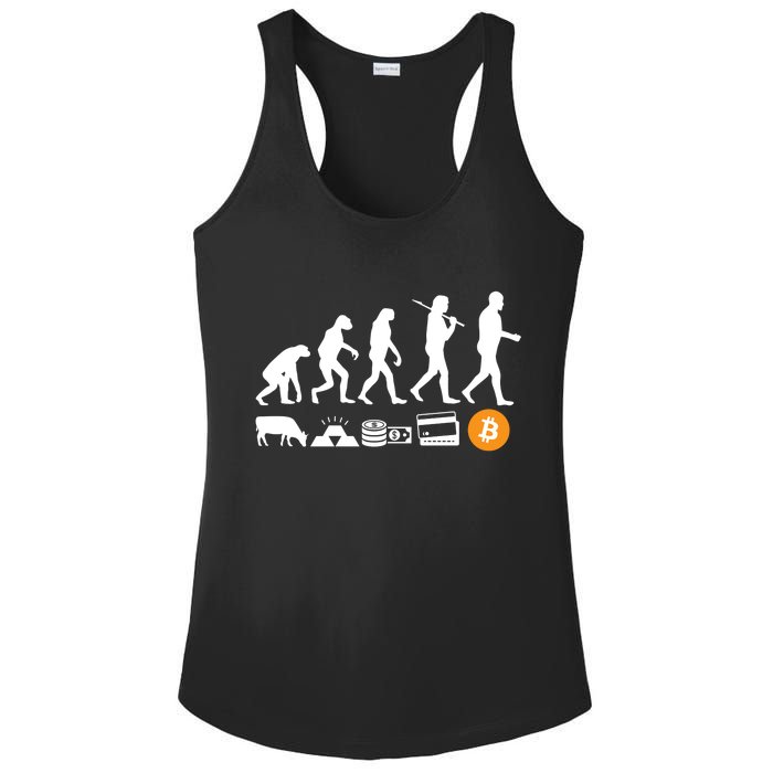 Bitcoin Evolution Ladies PosiCharge Competitor Racerback Tank