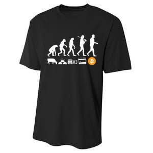 Bitcoin Evolution Performance Sprint T-Shirt