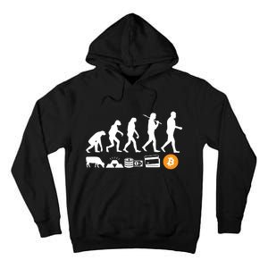 Bitcoin Evolution Tall Hoodie