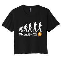 Bitcoin Evolution Women's Crop Top Tee