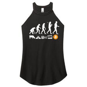 Bitcoin Evolution Women's Perfect Tri Rocker Tank