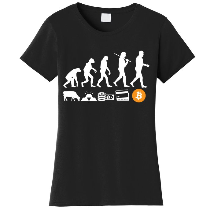 Bitcoin Evolution Women's T-Shirt