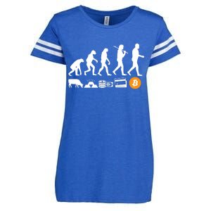 Bitcoin Evolution Enza Ladies Jersey Football T-Shirt