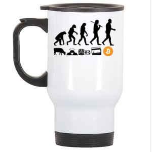 Bitcoin Evolution Stainless Steel Travel Mug