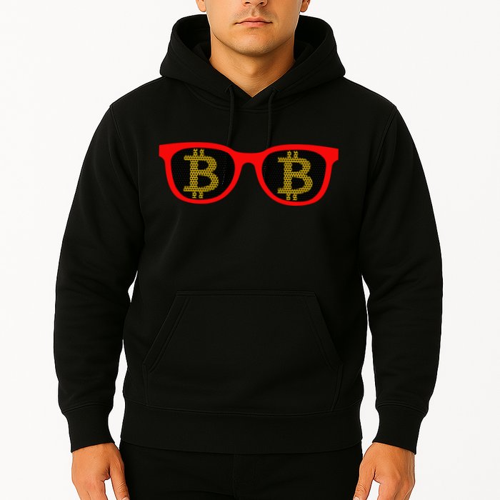 Bitcoin Glasses Hoodie
