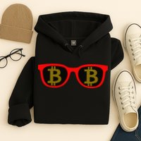 Bitcoin Glasses Hoodie