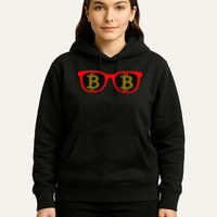 Bitcoin Glasses Hoodie