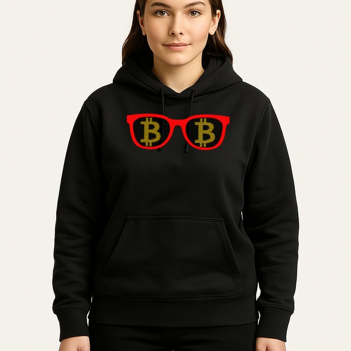 Bitcoin Glasses Hoodie