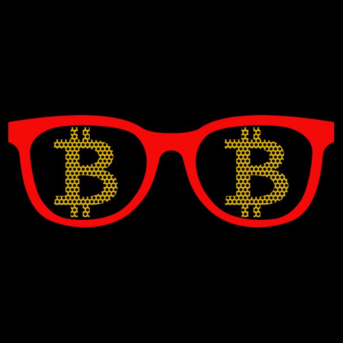 Bitcoin Glasses Hoodie