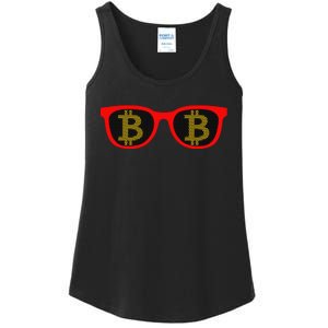 Bitcoin Glasses Ladies Essential Tank