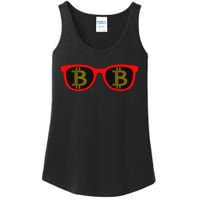 Bitcoin Glasses Ladies Essential Tank