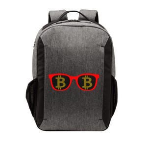 Bitcoin Glasses Vector Backpack