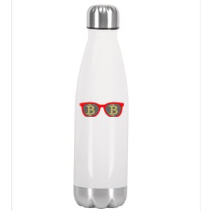 Bitcoin Glasses Stainless Steel Insulated Water Bottle