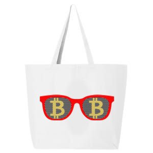 Bitcoin Glasses 25L Jumbo Tote