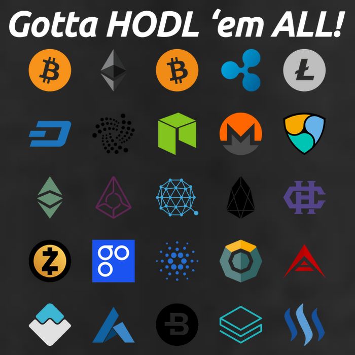 Bitcoin Litecoin Gotta Hodl Em All Cryptocurrency Logos Cool Comfort Performance Bucket Hat