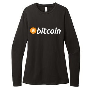 Bitcoin Logo Womens CVC Long Sleeve Shirt