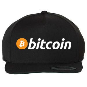 Bitcoin Logo Wool Snapback Cap