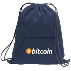 Bitcoin Logo Sweatshirt Cinch Pack Bag