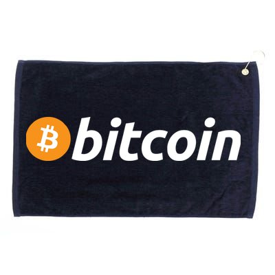 Bitcoin Logo Grommeted Golf Towel