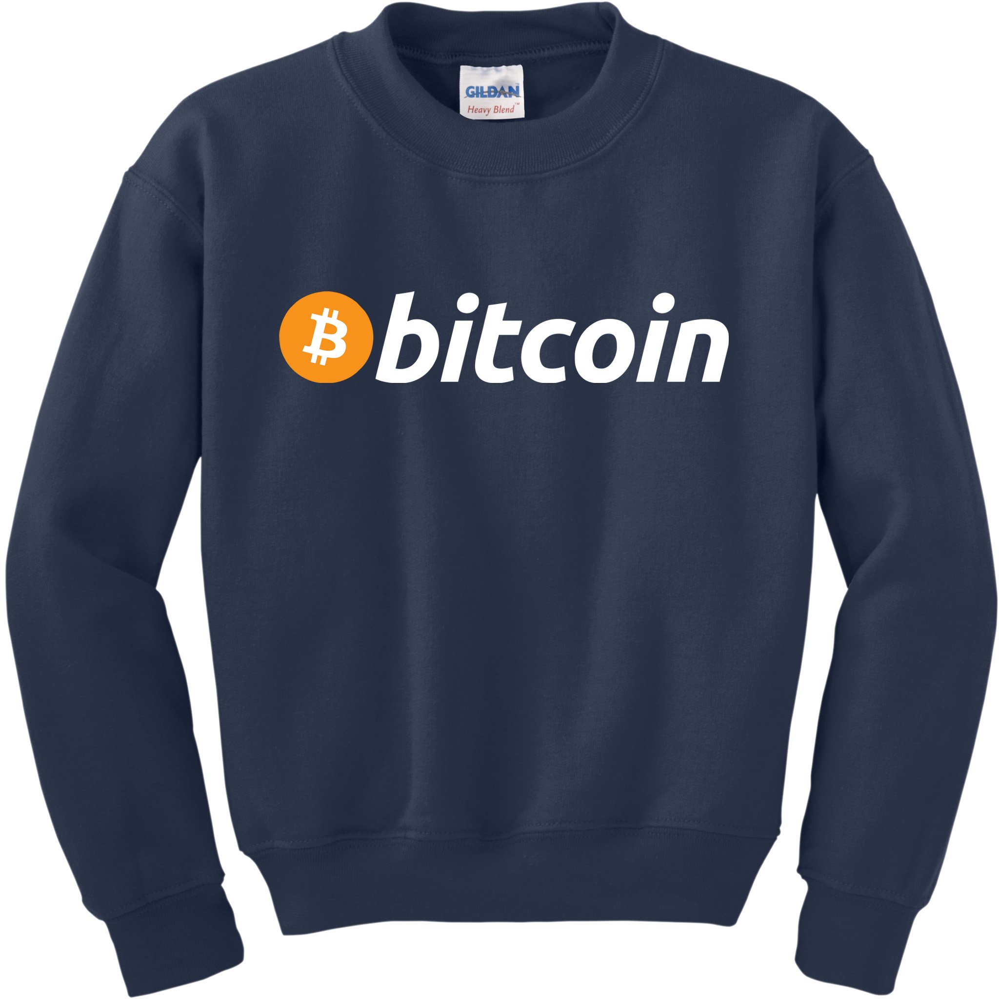 Bitcoin Logo Kids Sweatshirt