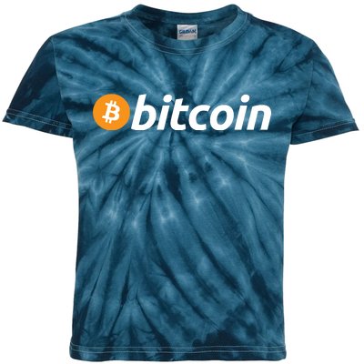 Bitcoin Logo Kids Tie-Dye T-Shirt