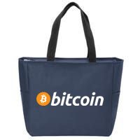 Bitcoin Logo Zip Tote Bag