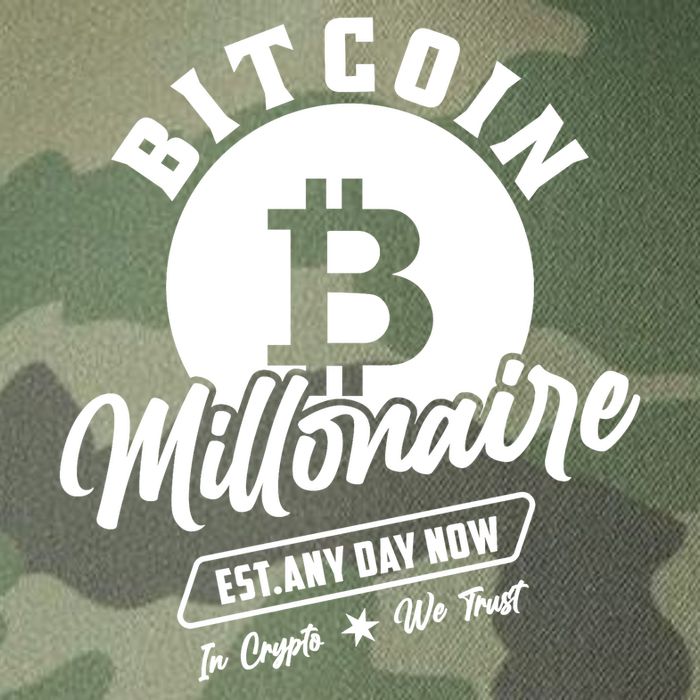 Bitcoin Millionaire In Crypto We Trust Legacy Tie Dye Trucker Hat
