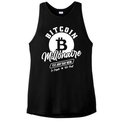 Bitcoin Millionaire In Crypto We Trust Ladies PosiCharge Tri-Blend Wicking Tank