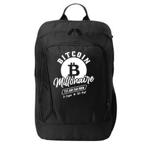 Bitcoin Millionaire In Crypto We Trust City Backpack