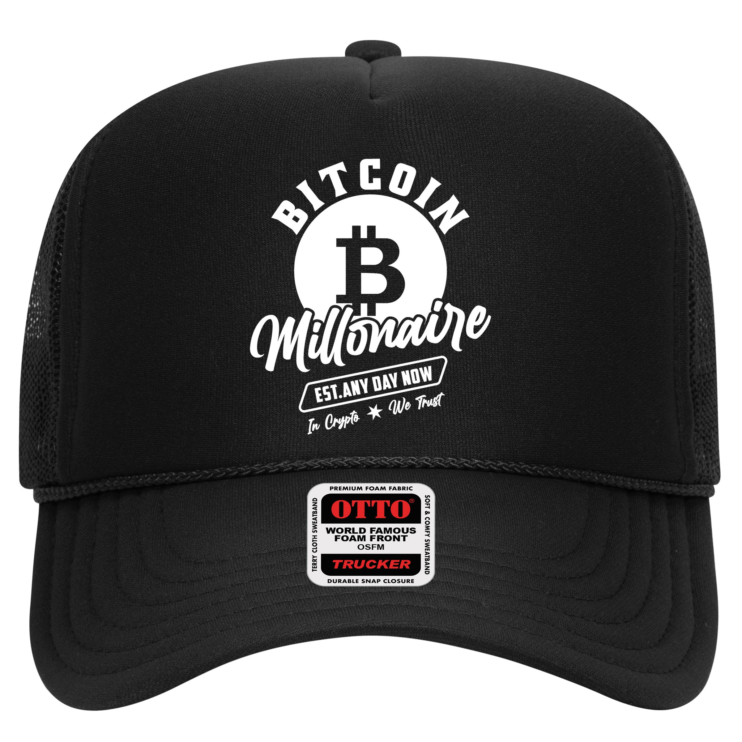 Bitcoin Millionaire In Crypto We Trust Hat