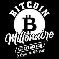 Bitcoin Millionaire In Crypto We Trust Wool Snapback Cap