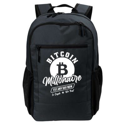 Bitcoin Millionaire In Crypto We Trust Daily Commute Backpack