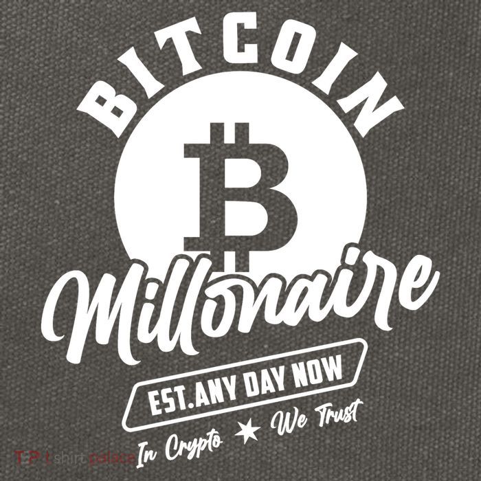 Bitcoin Millionaire In Crypto We Trust Cotton Canvas Backpack