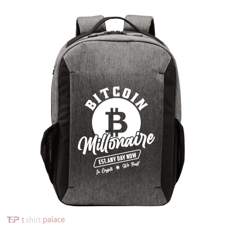 Bitcoin Millionaire In Crypto We Trust Vector Backpack