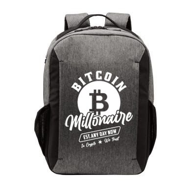 Bitcoin Millionaire In Crypto We Trust Vector Backpack